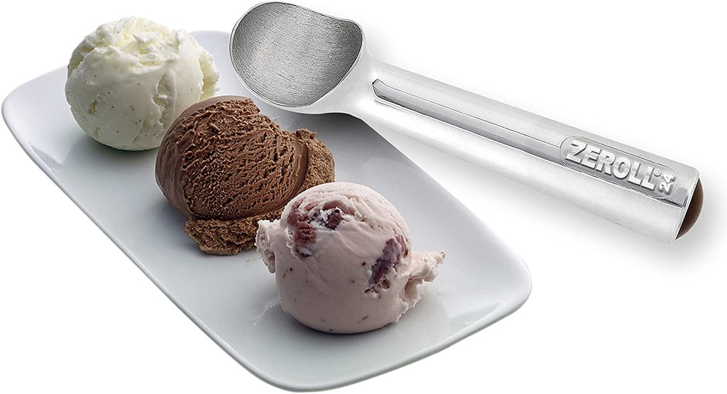 Cuchara helado brillante fluido conductor 1.5oz Zeroll