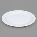 Plato Postre Blanco Ala Angosta de Vidrio Templado, 19.5 cm - Hoteliere - Arcoroc