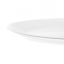 Plato Ovalado Blanco de Vidrio Templado Restaurante, 29.0 x 21.4 cm - Arcoroc