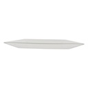 Plato Cuadrado Mix-up de Vidrio Templado, 25.5x25.5 cm - Arcoroc