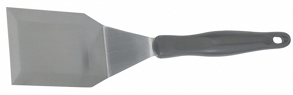 Espátula volteadora sólida 13 1/2 " con mango negro para trabajo pesado - Vollrath