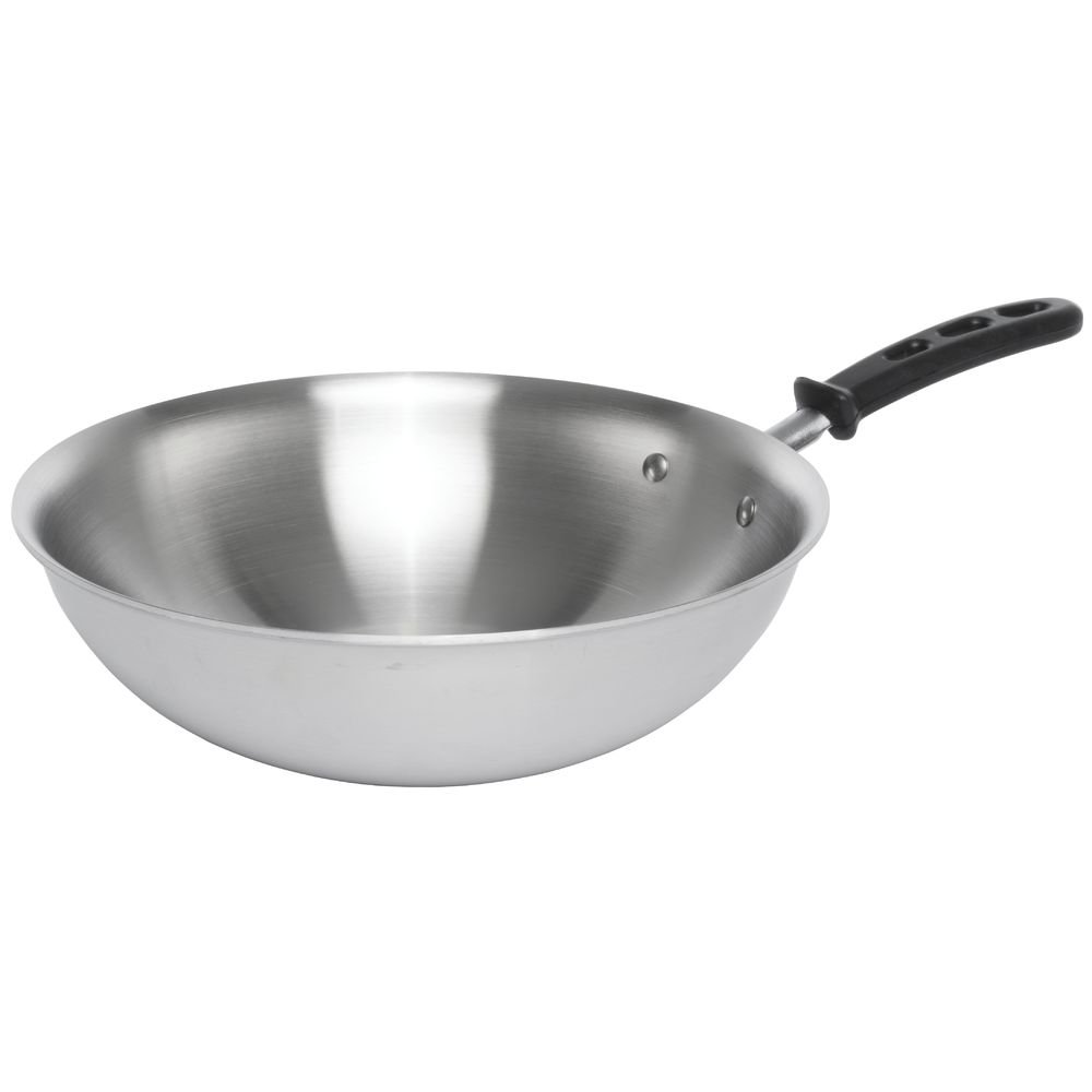 Sartén estilo oriental 11" de inducción con mango silicona para trabajo pesado - Vollrath