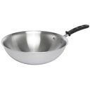 Sartén estilo oriental 11" de inducción con mango silicona para trabajo pesado - Vollrath