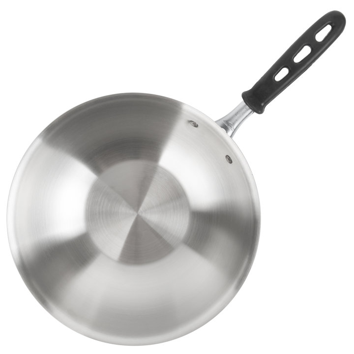 Sartén estilo oriental 11" de inducción con mango silicona para trabajo pesado - Vollrath