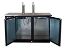 Refrigerador con 2 dispensadores cerveza, 2 puertas solidas, Rfg. ecológico R290 - True