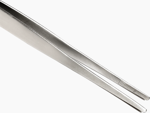 Pinza de precisión recta 8" - Browne