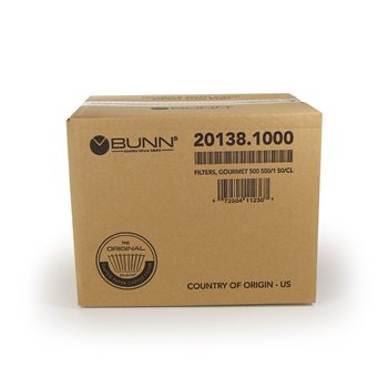 Filtros gourmet 13"3/4 para maquinas tf. caja x 500 - Bunn 