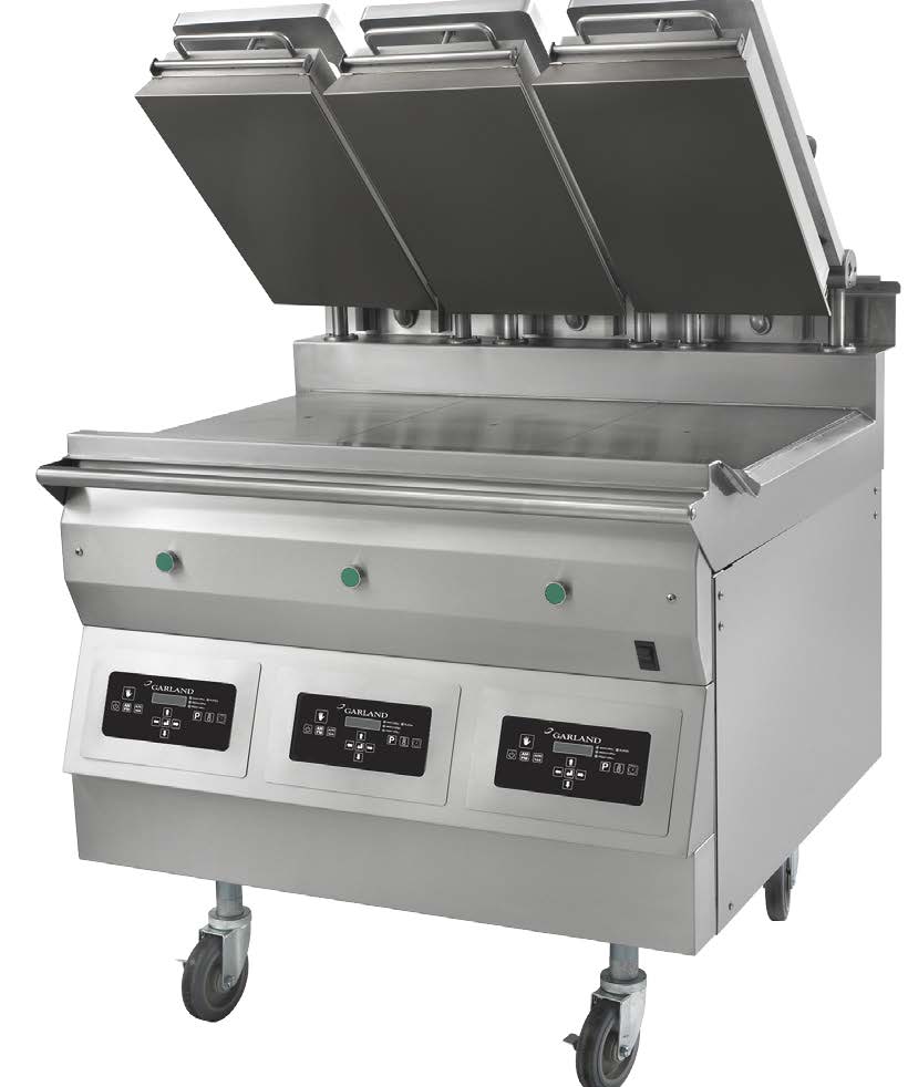 Parrilla de tres platos a gas natural * - Garland