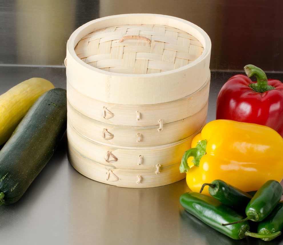 Set de 3 steamers en bamboo de 6" - Town Food