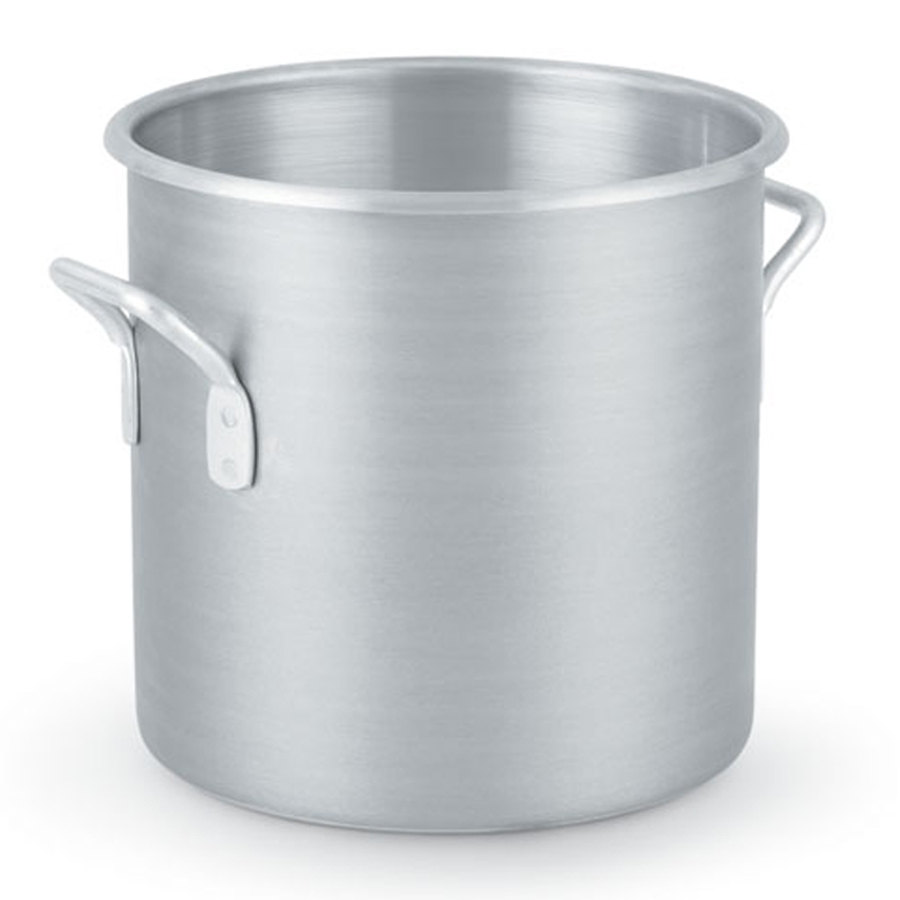 Olla consome borde enrollado 38 lts aluminio 3004 - Vollrath