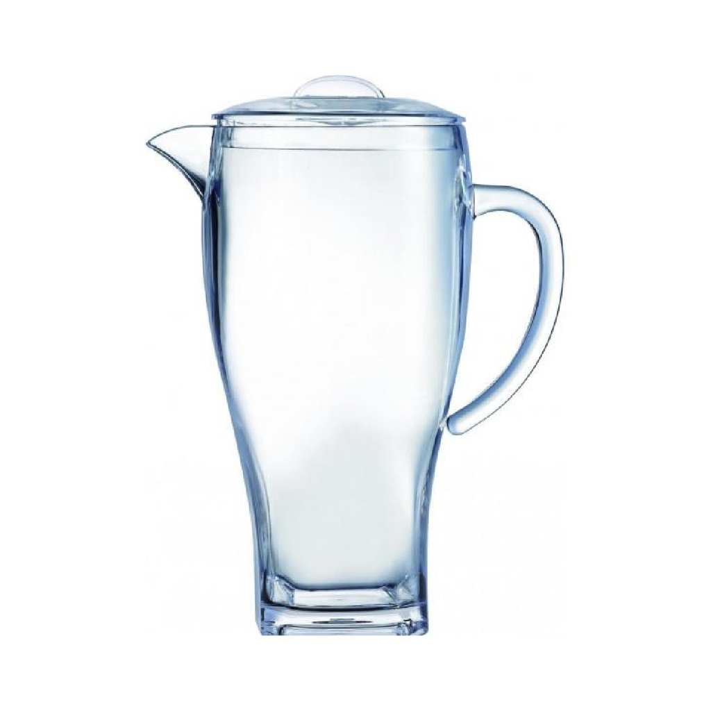 Jarra con tapa 2 lt (67 oz) acrílica transparente (Outlet) - Arcoroc