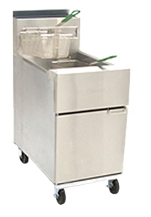 Freidor de 75 lb / 37 litros de aceite a gas natural - Dean