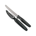 Juego de Cuchillo  y Pelador - Color Negro (Outlet) - Wusthof