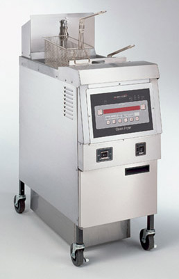 Freidor abierto a gas con control Computron 8000, 3 canastillas y sistema de filtración incorporado - Henny Penny