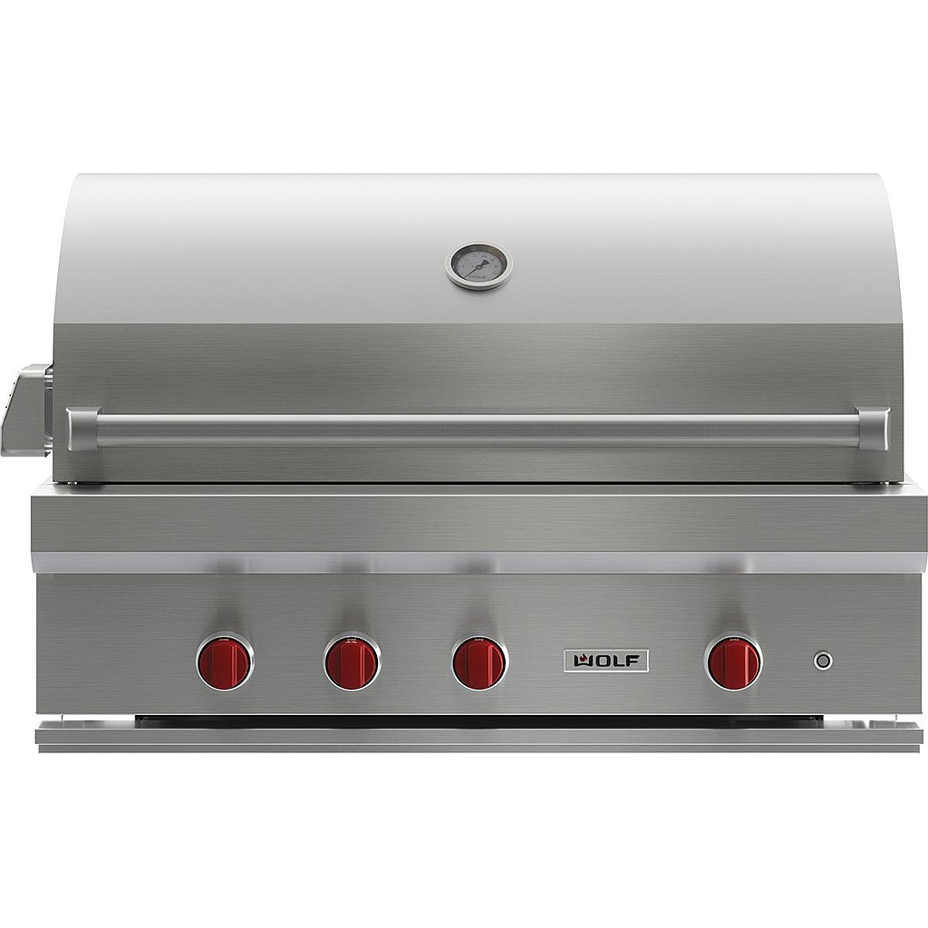 Bbq De 42"" Con Parrillas En Acero Inoxidable, Iluminación Interior ,  Gas Propano   - Wolf