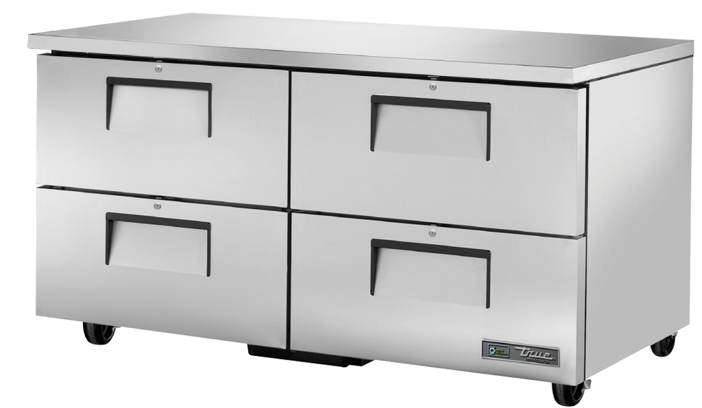 Refrigerador bajo mostrador de 4 cajones low profile (810 mm) - True