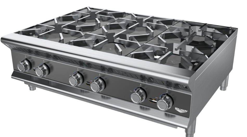 Estufa a gas de 6 puestos 36" - Vollrath