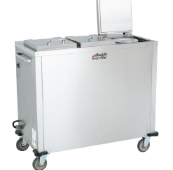 Calentador de platos de 3 compartimentos para platos de 9"- Aladdin