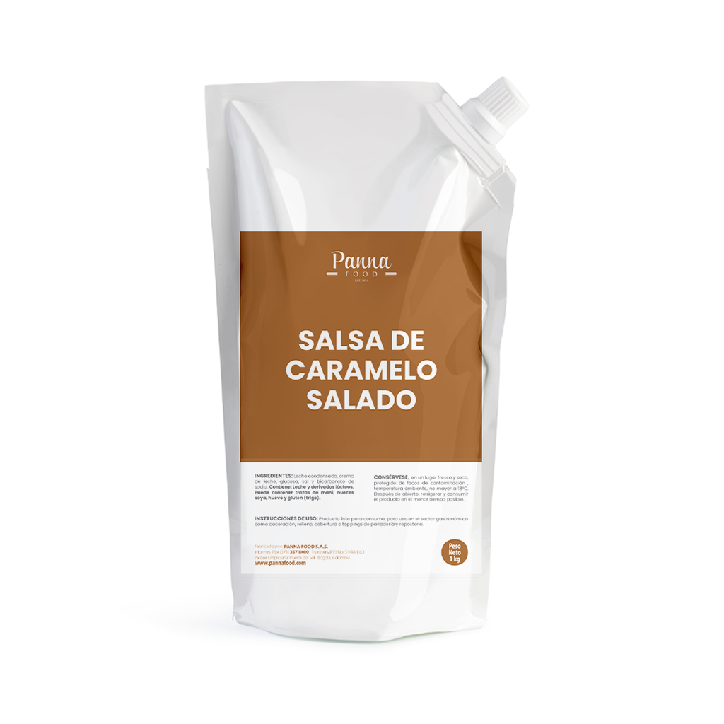 Salsa de caramelo salado x 1 kg - Panna Food-MD