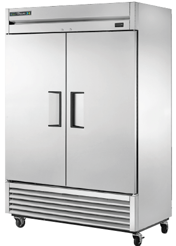 Congelador doble de dos puertas solidas, modelo Flex Temperatura de -10 °F a 38 °F  (-23.3°C a 3.3°C) con refrigerante  R-290  - True
