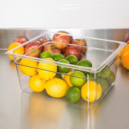 [26CW135] Recipiente 1/2 policarbonato 8.9 lts transparente - Cambro China