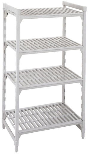[CPU183664V4480] Unidad Inicial Ventilada 4 Estantes premium Camshelving 1.63X91Cm Prof 46Cm - Cambro China