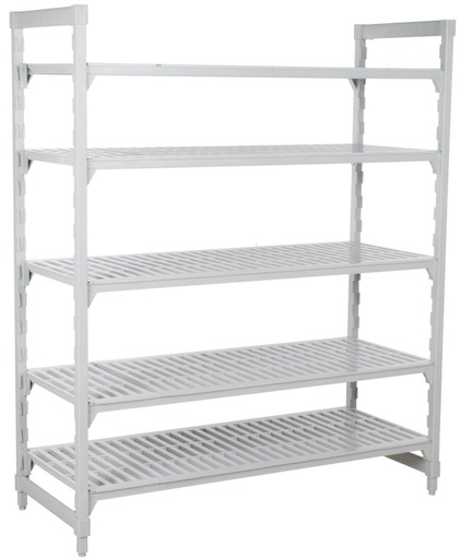 [CPU185472V5480] Unidad Inicial Ventilada 5 Estantes premium Camshelving 1.83X1.38Cm Prof 46Cm - Cambro China