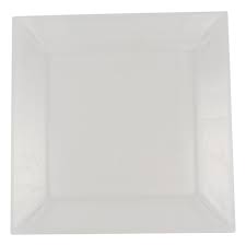 [D0927-O] Plato Cuadrado Mix-up de Vidrio Templado, 25.5x25.5 cm (Outlet) - Arcoroc