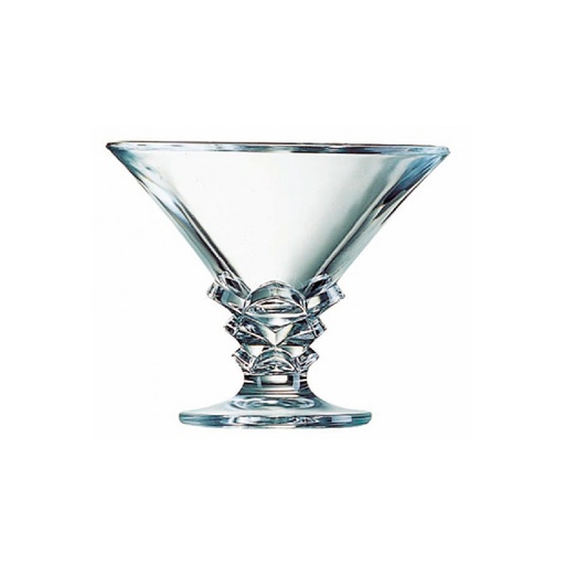 [58010] Copa Baja para Helado de Vidrio Templado Palmier 7 oz 10 x 12.7 cm - Arcoroc