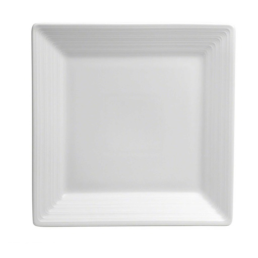 [R4570000136S-O] Plato Cuadrado de Porcelana Fina, 22 cm Botticelli (Outlet) - Oneida