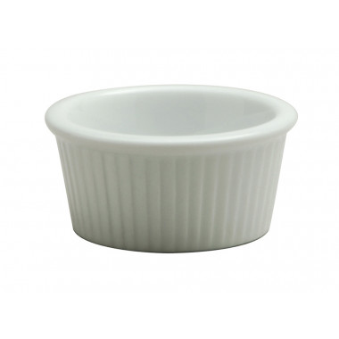 [R-417-0000-612-O] Ramekin acanalado blanco 81ml (Outlet) - Oneida