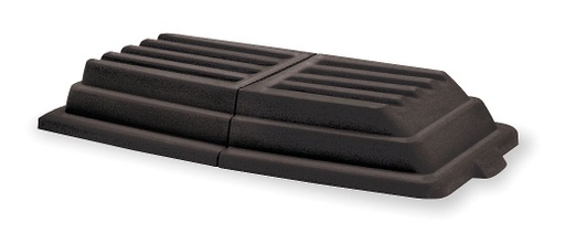 [FG102800BLA-O] Tapa negra abovedada para contenedores - Rubbermaid Importados