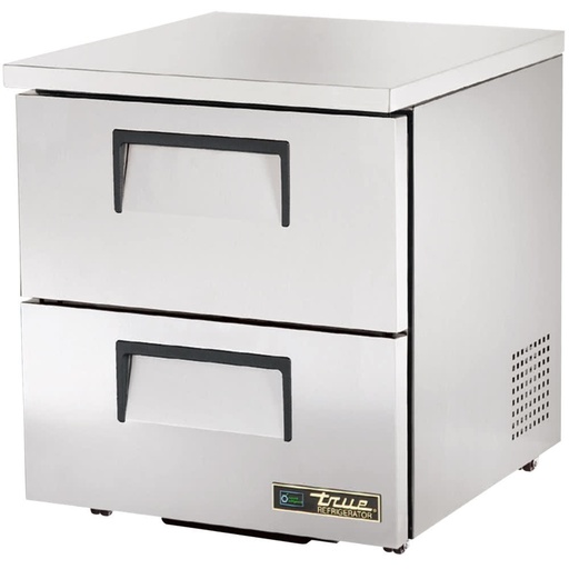 [TUC-27D-2-HC] Refrigerador bajo mostrador de 2 cajones con refrigerante R-290 (Outlet) - True