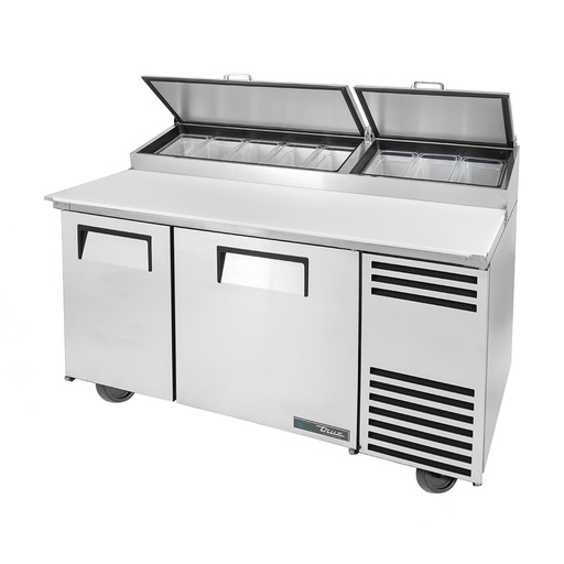 [TPP-AT-60-HC-O] Mesa de preparación de pizza de 60" con refrigerante ecológico R-290 (Outlet) - True