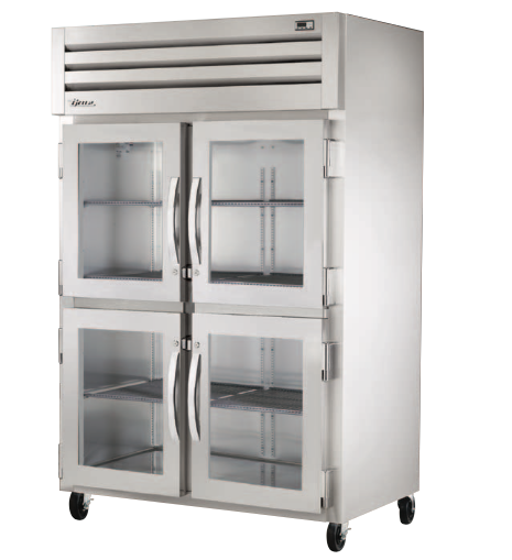 [STR2R-4HG-HC] Refrigerador de 4 puertas medias en acero inoxidable R290 - True