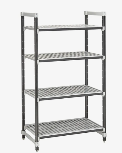 [EXU244272V4480K] Kit de Unidad Inicial Ventilada de 4 Estantes  Elements  XTRA  24" x 42" x 72" - Cambro
