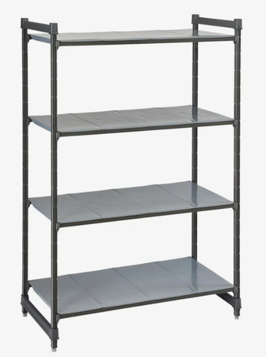 [CBU184284S4580] Unidad inicial Basics Plus 4 estantes sólidos. Dimensiones: 460 x 1070 x 2140 mm grafito - Cambro China