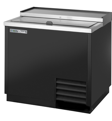 [TD-36-12-HC] Enfriador de botellas horizontal  con tapa deslizante sólida de 36" - True
