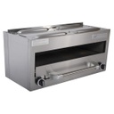 [GFIR36C-KIT COMFABOY] Broiler salamandra a gas infrarojo de sobremesa de 34" Incluye manguera de gas, accesorios de instalación y fletes - Garland 